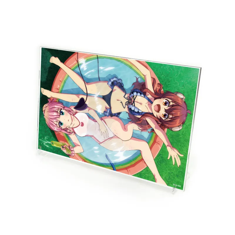 水着の優子&桃 アクリルアートスタンド