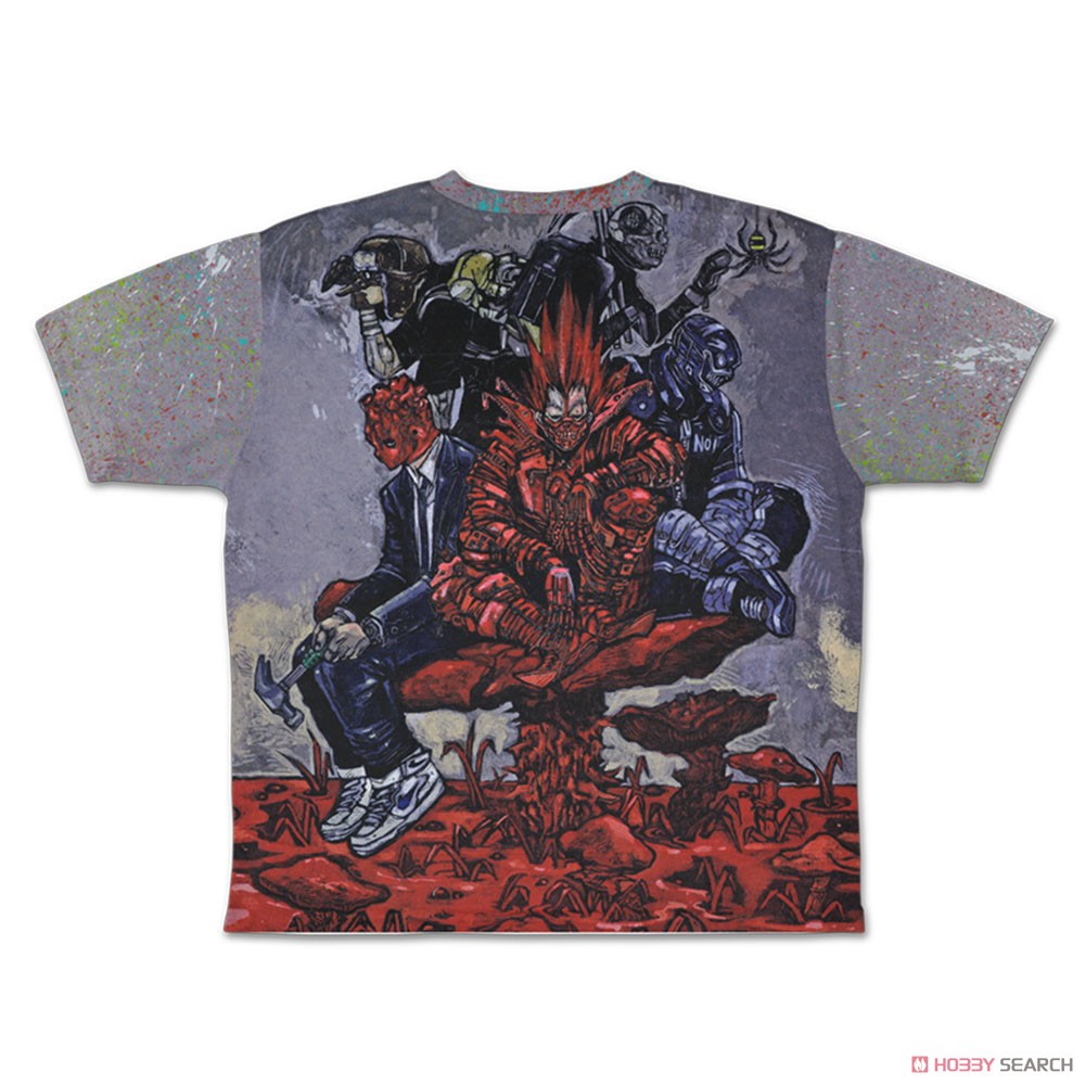 ドロヘドロ 両面フルグラフィックTシャツ/M 4