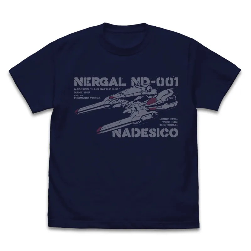 ナデシコ級一番艦｢ナデシコ｣ Tシャツ/NAVY-S