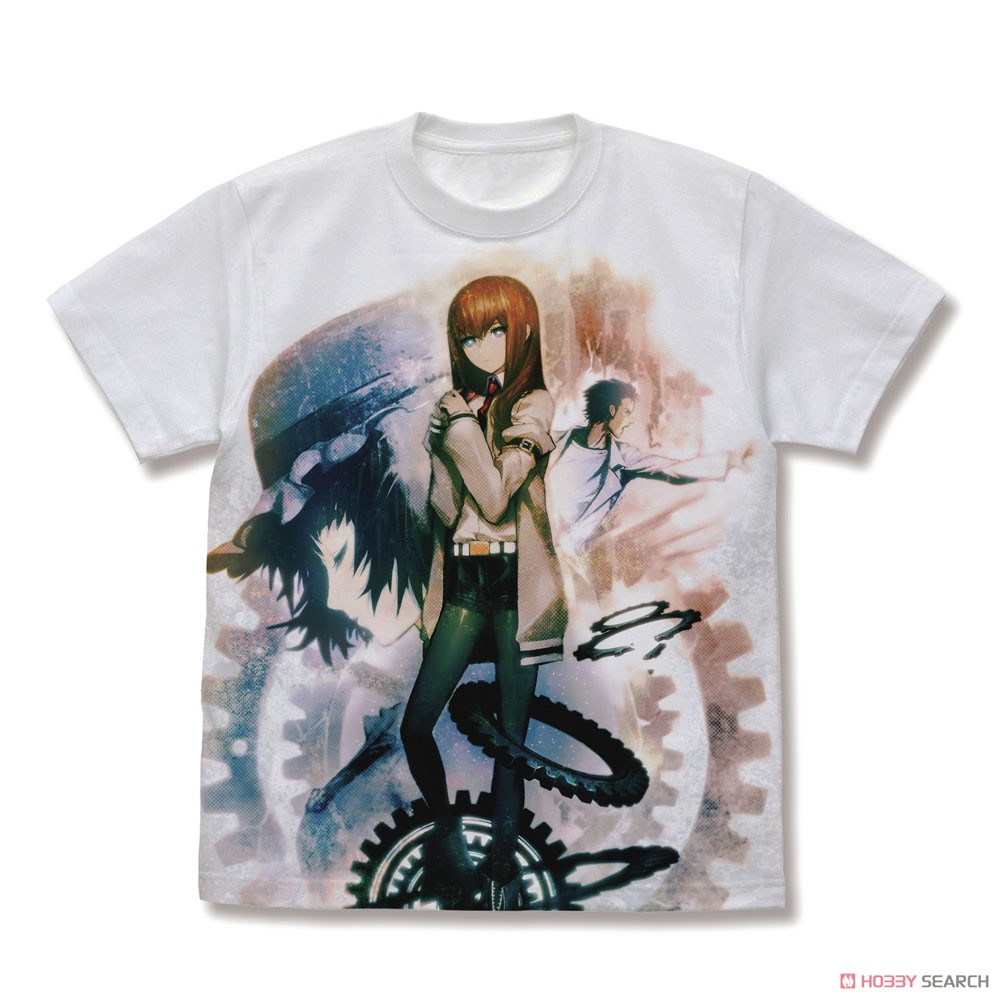 牧瀬紅莉栖 フルグラフィックTシャツ/WHITE-XL 2
