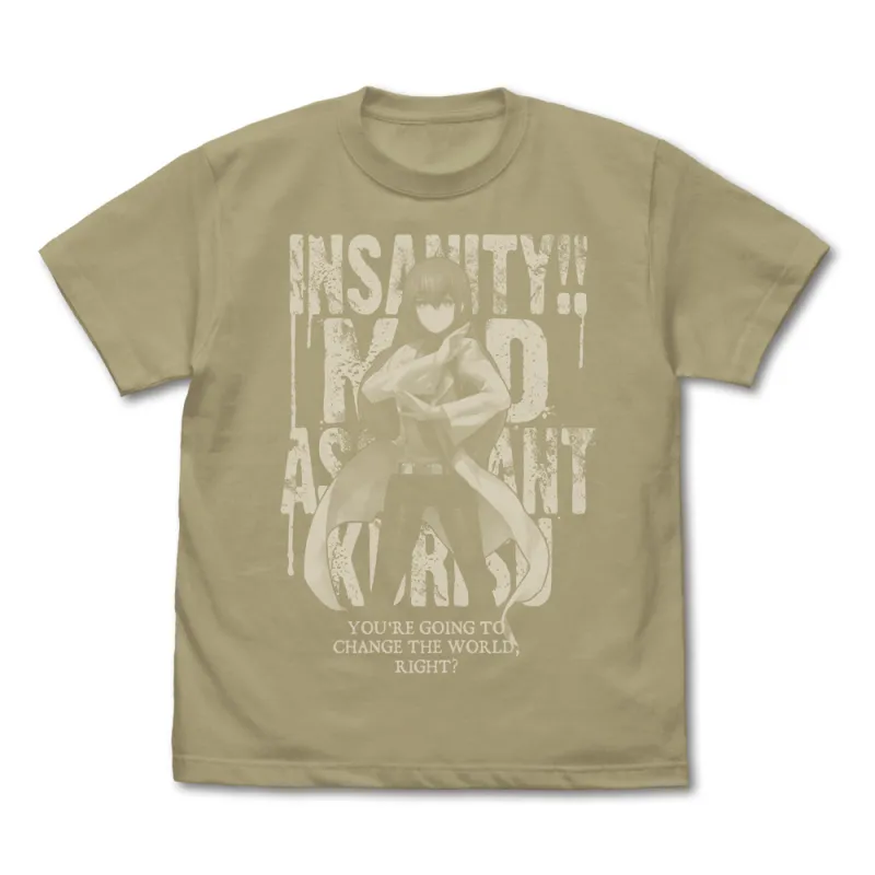 鳳凰院紅莉栖 Tシャツ/SAND KHAKI-S