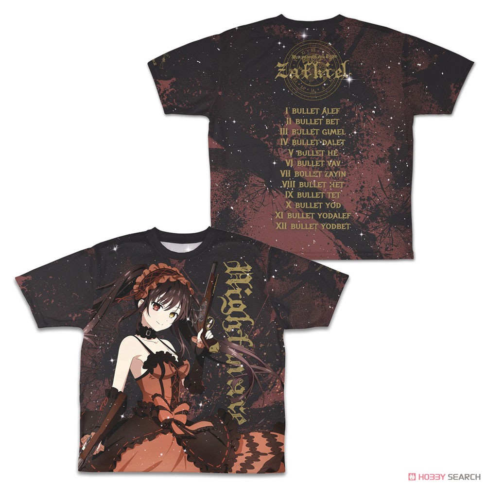 【ナイトメア】時崎狂三 両面フルグラフィックTシャツ/M 2