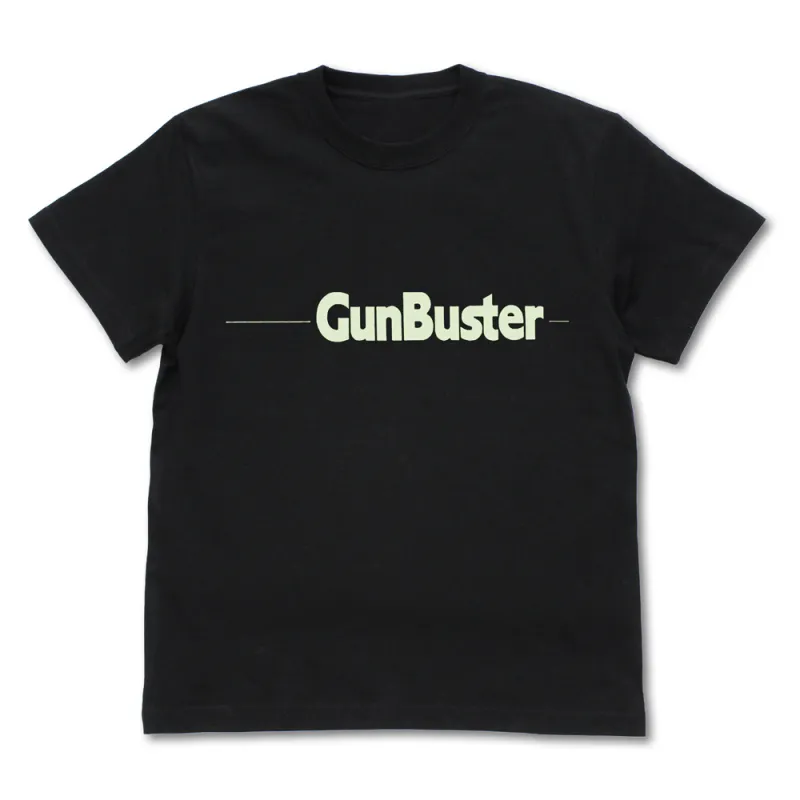 GunBusterアイキャッチ 蓄光Tシャツ/BLACK-S