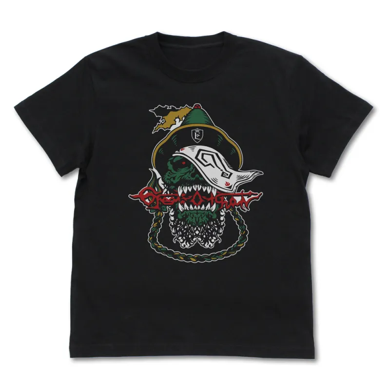 グレート-O-カーン ドクロロゴ Tシャツ/BLACK-XL