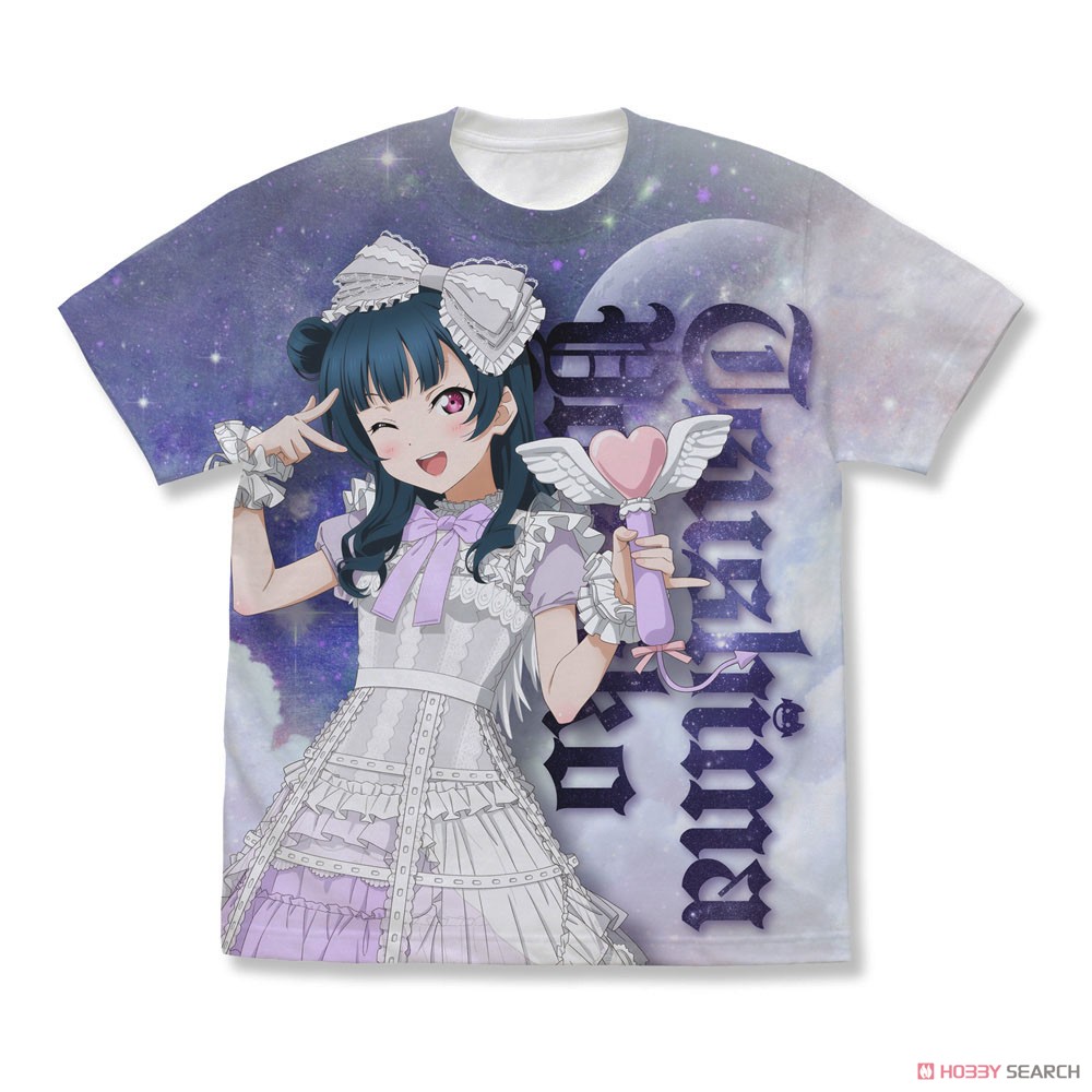 描き下ろし 津島善子 フルグラフィックTシャツ ソロコンサートver./WHITE-M 2