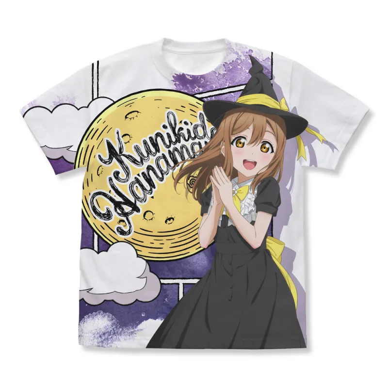 描き下ろし 国木田花丸 フルグラフィックTシャツ ソロコンサートver./WHITE-M