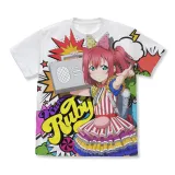 描き下ろし 黒澤ルビィ フルグラフィックTシャツ ソロコンサートver./WHITE-XL 1