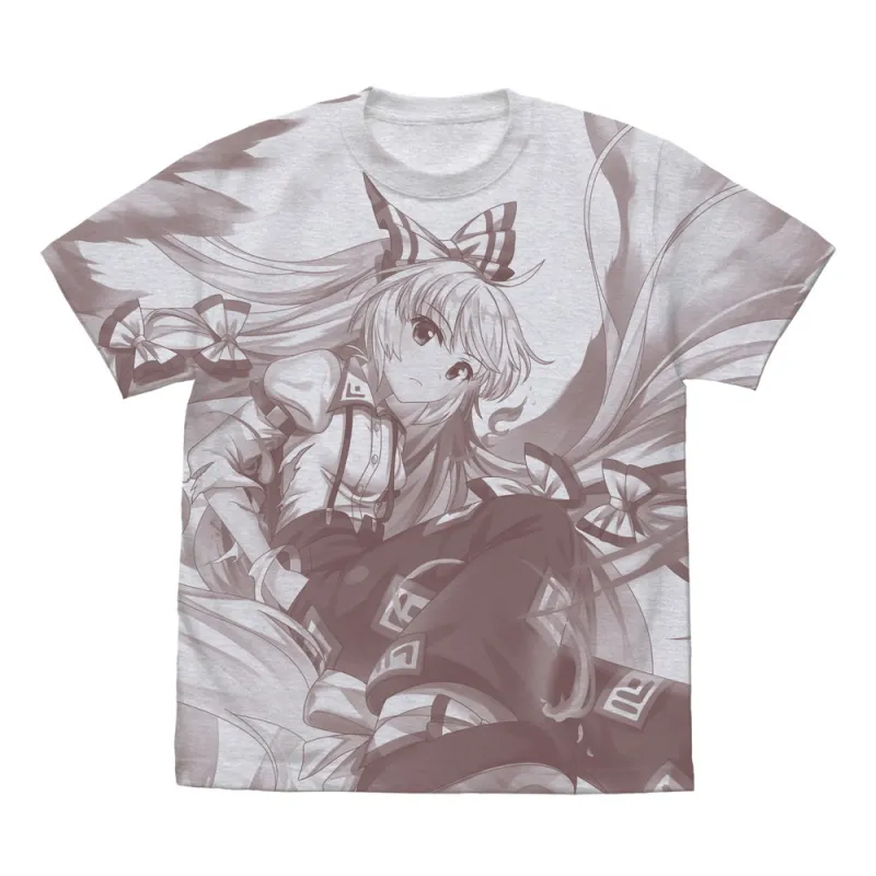 東方LostWord 藤原妹紅 オールプリントTシャツ/ASH-M