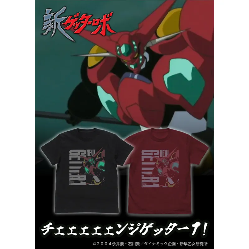 新ゲッターロボ ゲッター1 Tシャツ/BURGUNDY-S