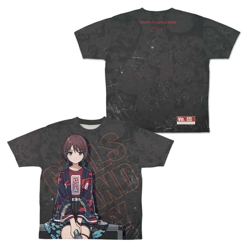 描き下ろし 井芹仁菜 両面フルグラフィックTシャツ アー写Ver./XL