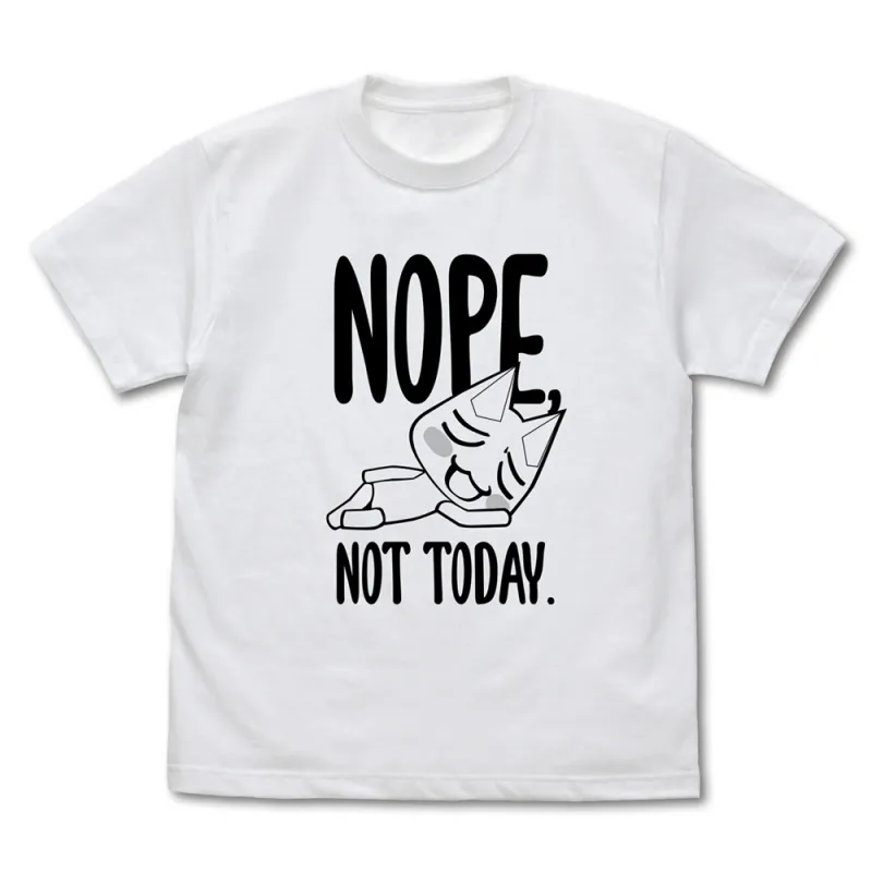 トロの「今日はいいや」Tシャツ/WHITE-M