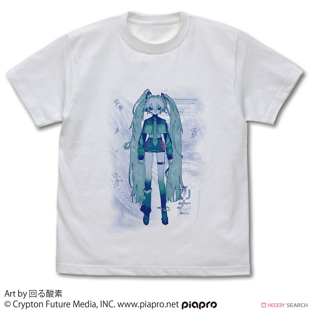 初音ミク Tシャツ 回る酸素 Ver./WHITE-L 2