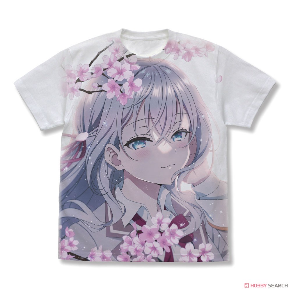 アリサ・ミハイロヴナ・九条 フルグラフィックTシャツ/WHITE-S 2