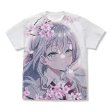 アリサ・ミハイロヴナ・九条 フルグラフィックTシャツ/WHITE-M 1