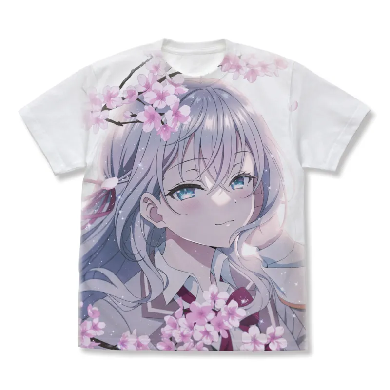 アリサ・ミハイロヴナ・九条 フルグラフィックTシャツ/WHITE-XL