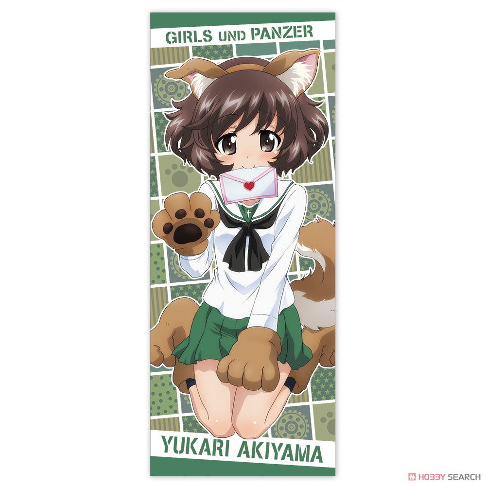 秋山優花里 ハイブリッドフェイスタオル ワンコVer. 2