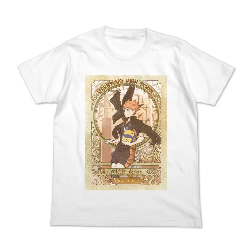 日向翔陽 フルカラーTシャツ 飛翔Ver./WHITE-M
