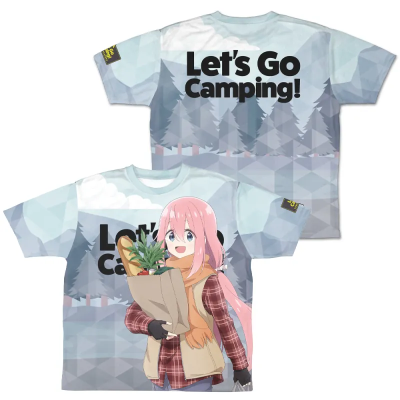 描き下ろし 各務原なでしこ 両面フルグラフィックTシャツ ゼブラでお買物/L