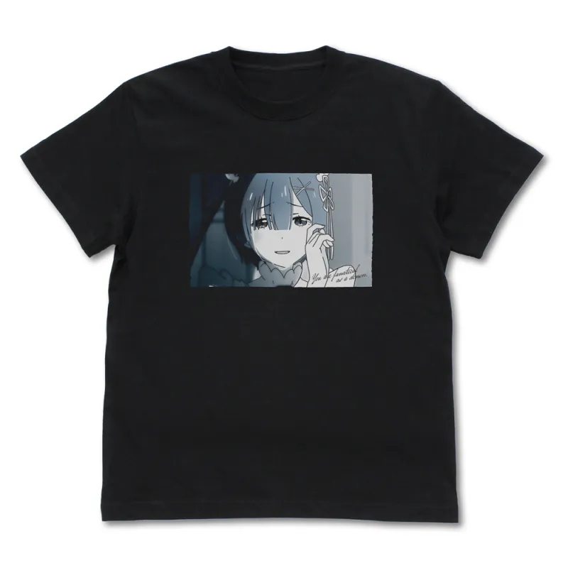 鬼がかってますね フォト Tシャツ/BLACK-M