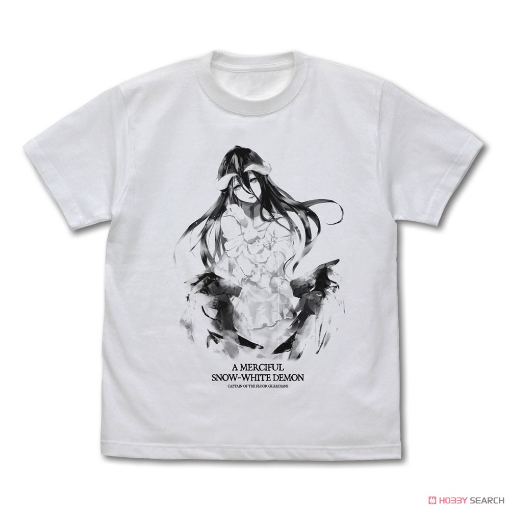 アルベド Tシャツ 慈悲深き純白の悪魔 Ver./WHITE-S 2