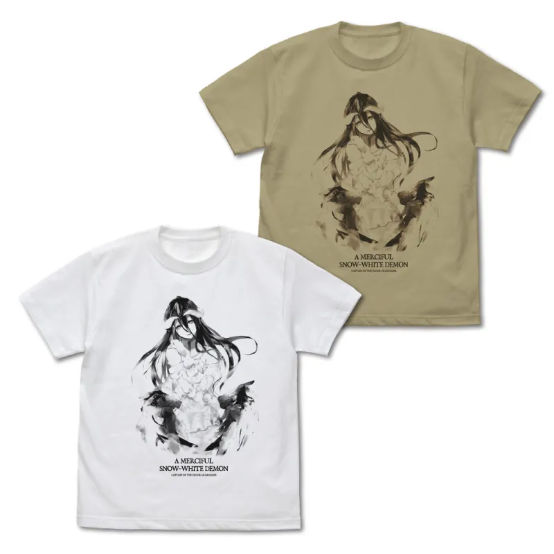 アルベド Tシャツ 慈悲深き純白の悪魔 Ver./WHITE-L