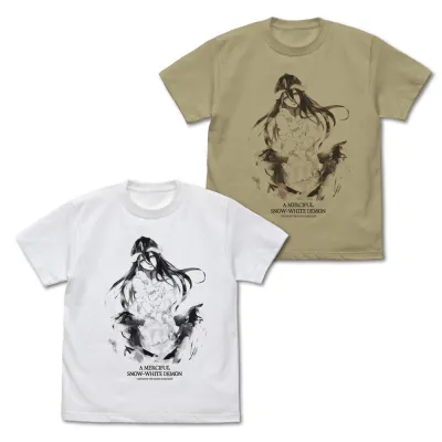 アルベド Tシャツ 慈悲深き純白の悪魔 Ver./SAND KHAKI-L