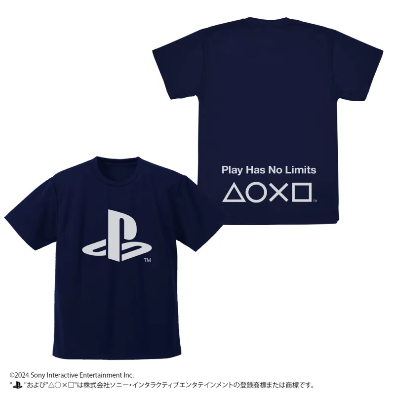 ドライTシャツ for PlayStation/NAVY-XL