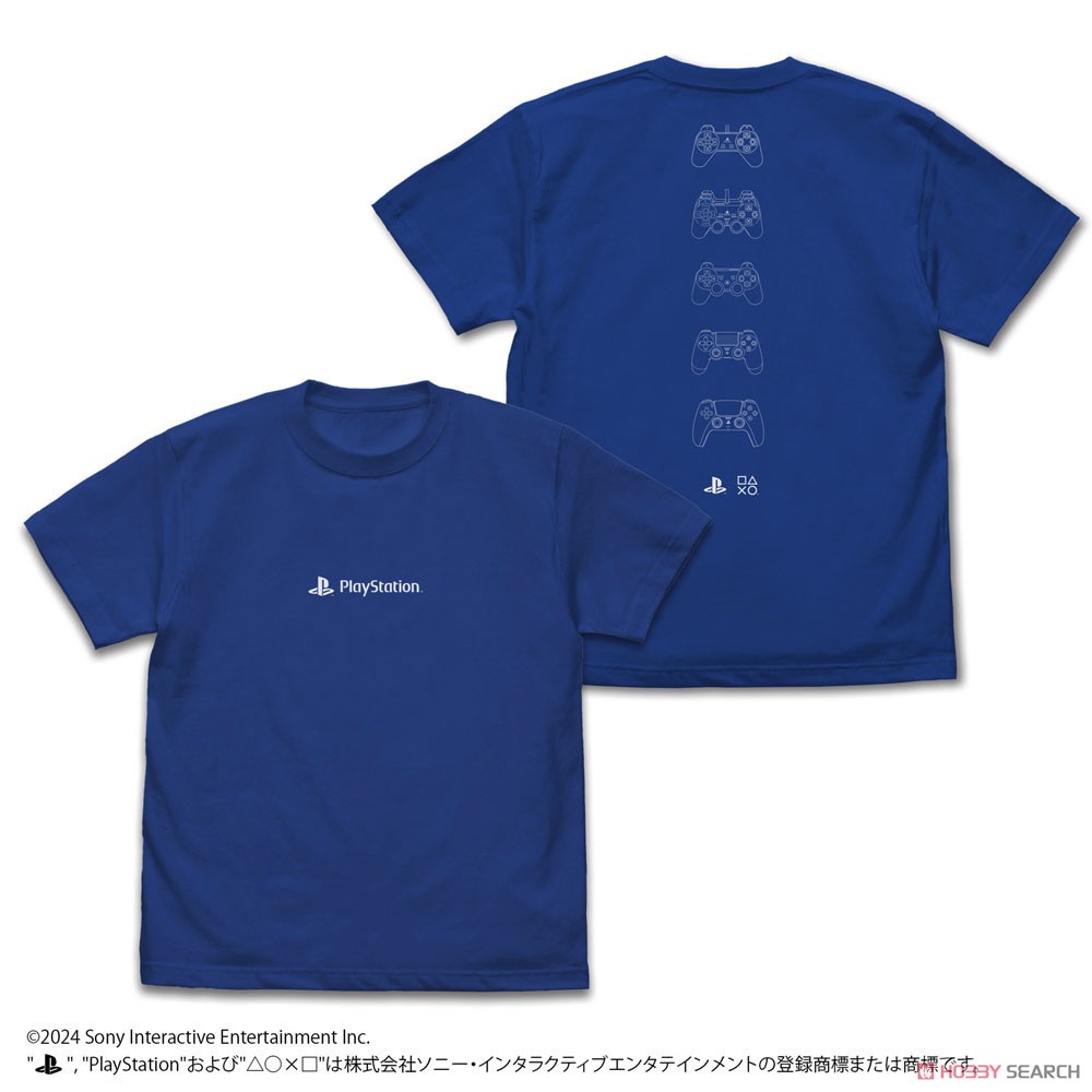 コントローラー Tシャツ for PlayStation/ROYAL BLUE-XL 2
