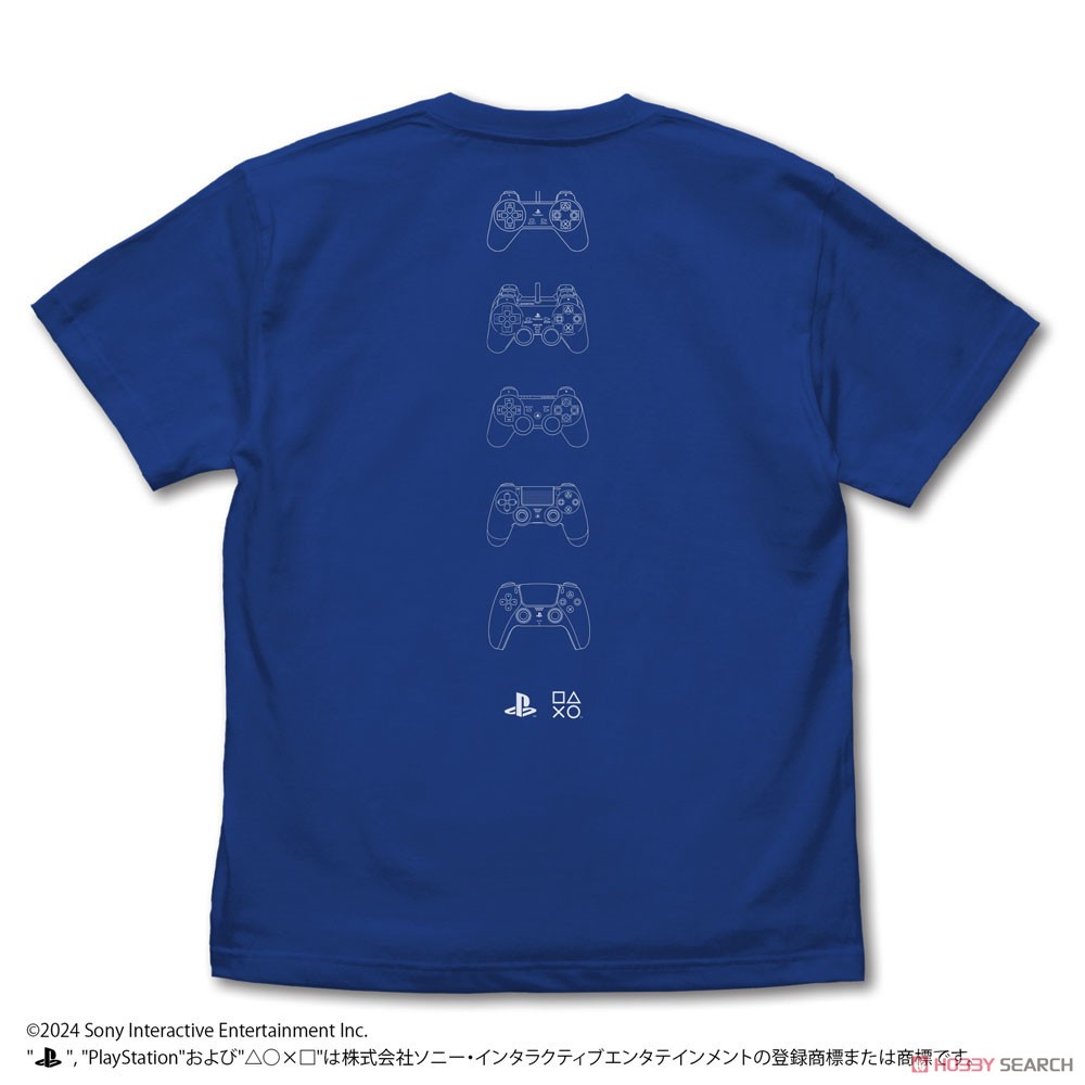 コントローラー Tシャツ for PlayStation/ROYAL BLUE-XL 4