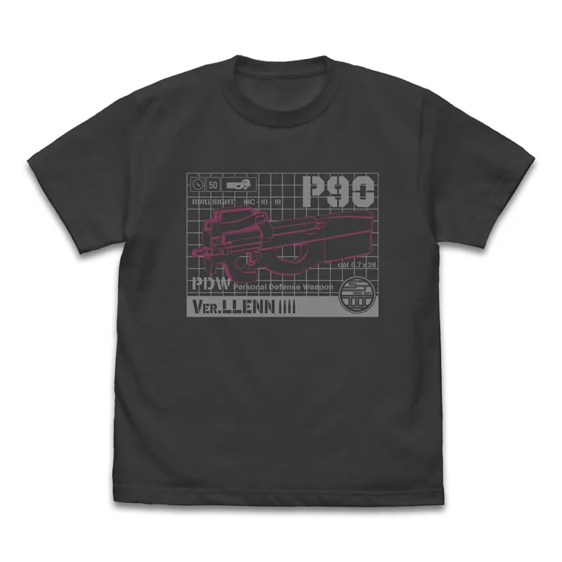 ピーちゃん(P90) Tシャツ/SUMI-L