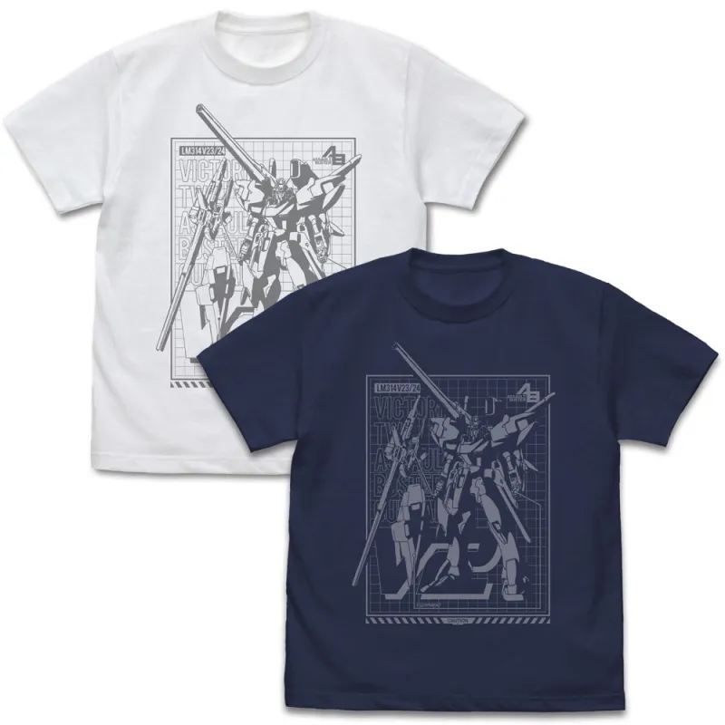 V2アサルトバスターガンダム Tシャツ/WHITE-M