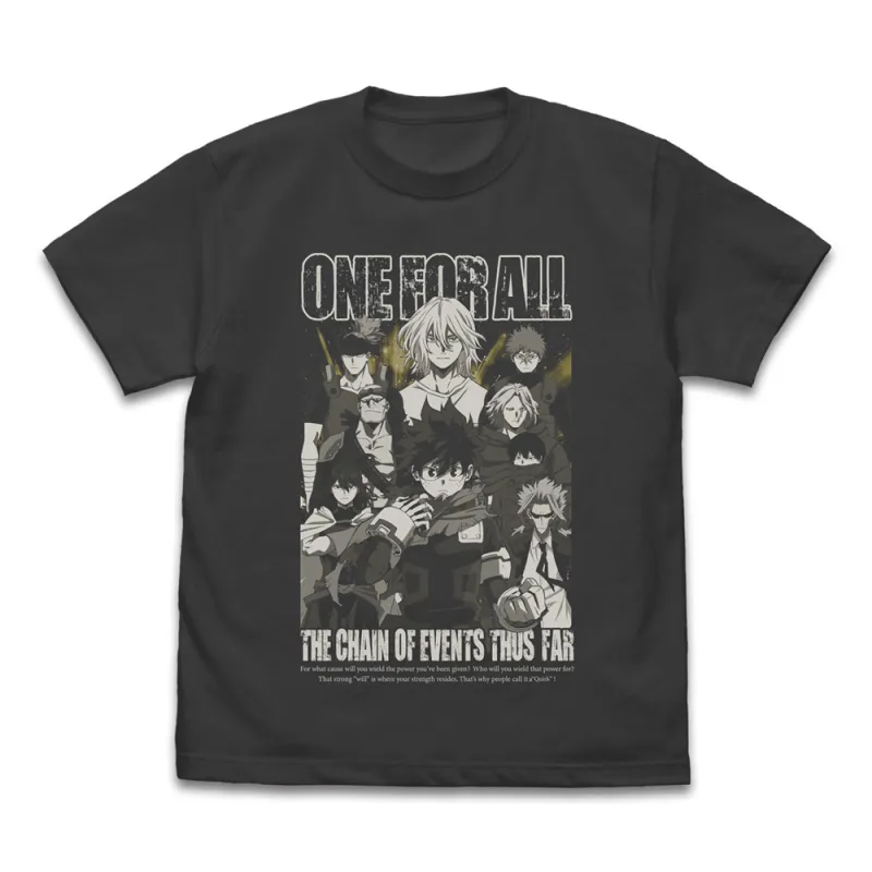 歴代ワン・フォー・オール継承者 Tシャツ/SUMI-XL