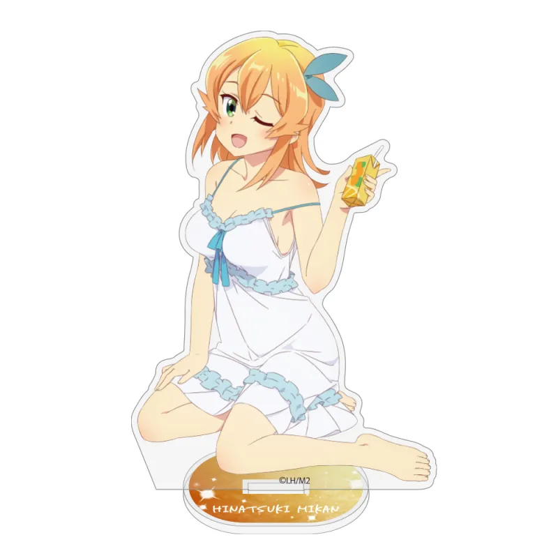 描き下ろし 陽夏木ミカン アクリルスタンド お泊りVer.