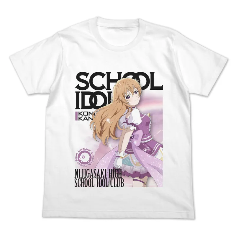 近江彼方 フルカラーTシャツ オフィシャルカードゲームVer./WHITE-M