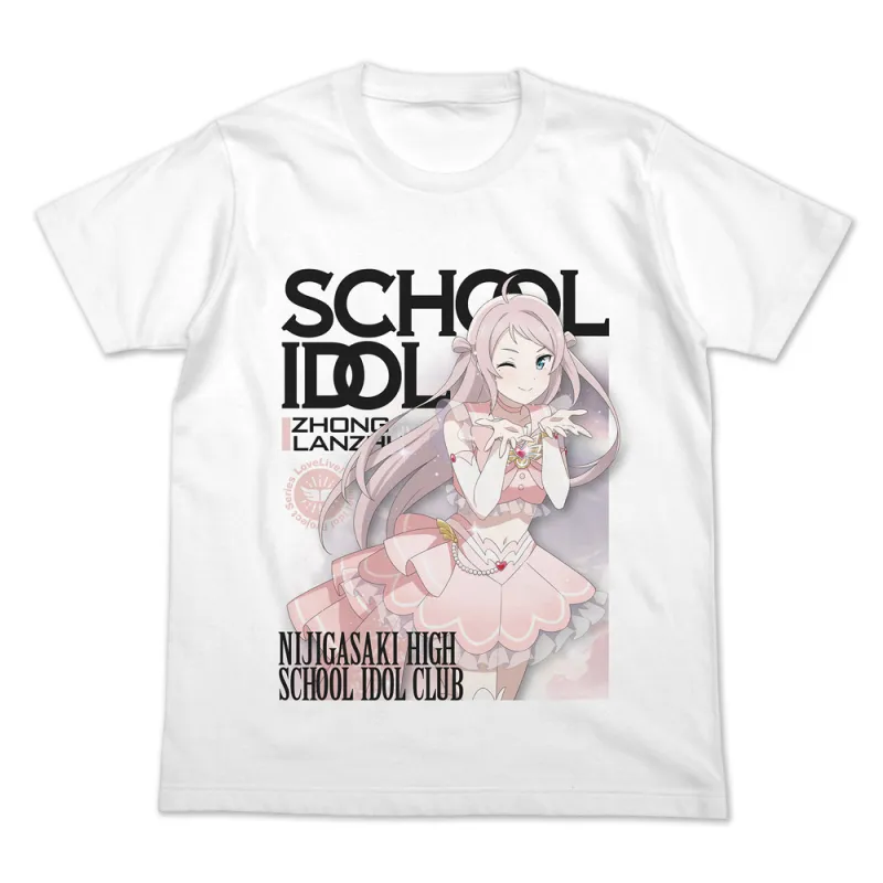 鐘 嵐珠 フルカラーTシャツ オフィシャルカードゲームVer./WHITE-M