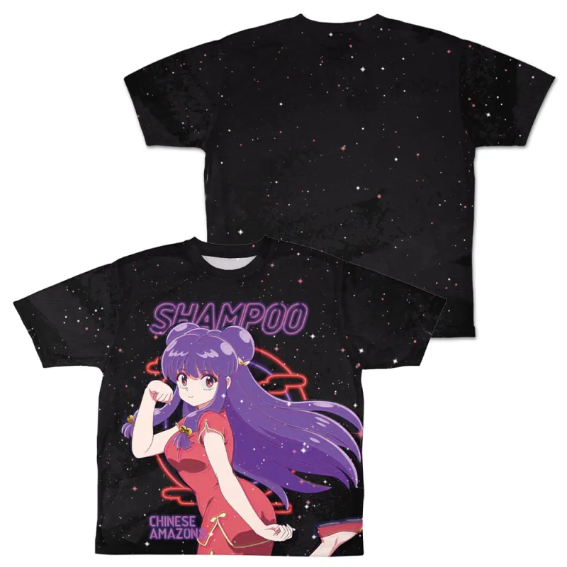 シャンプー 両面フルグラフィックTシャツ ネオンサインVer./L