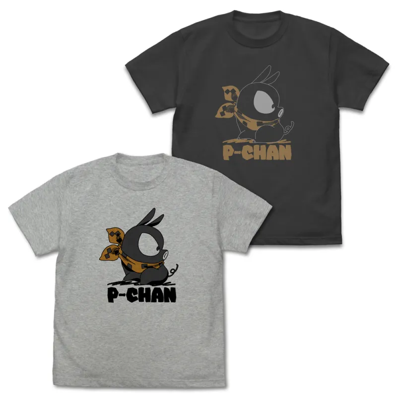 ピッグのPちゃん Tシャツ/MIX GRAY-L