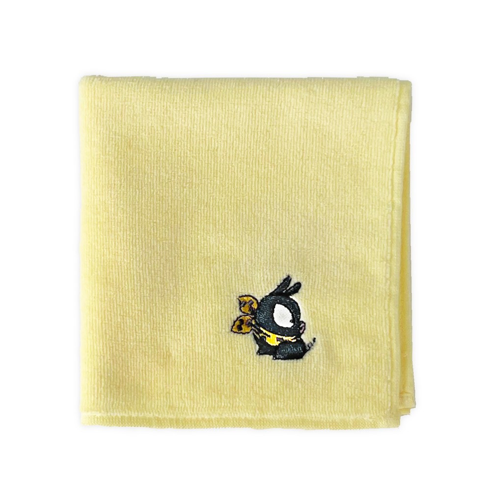 Pちゃん 刺繍ハンドタオル/LIGHT YELLOW 2