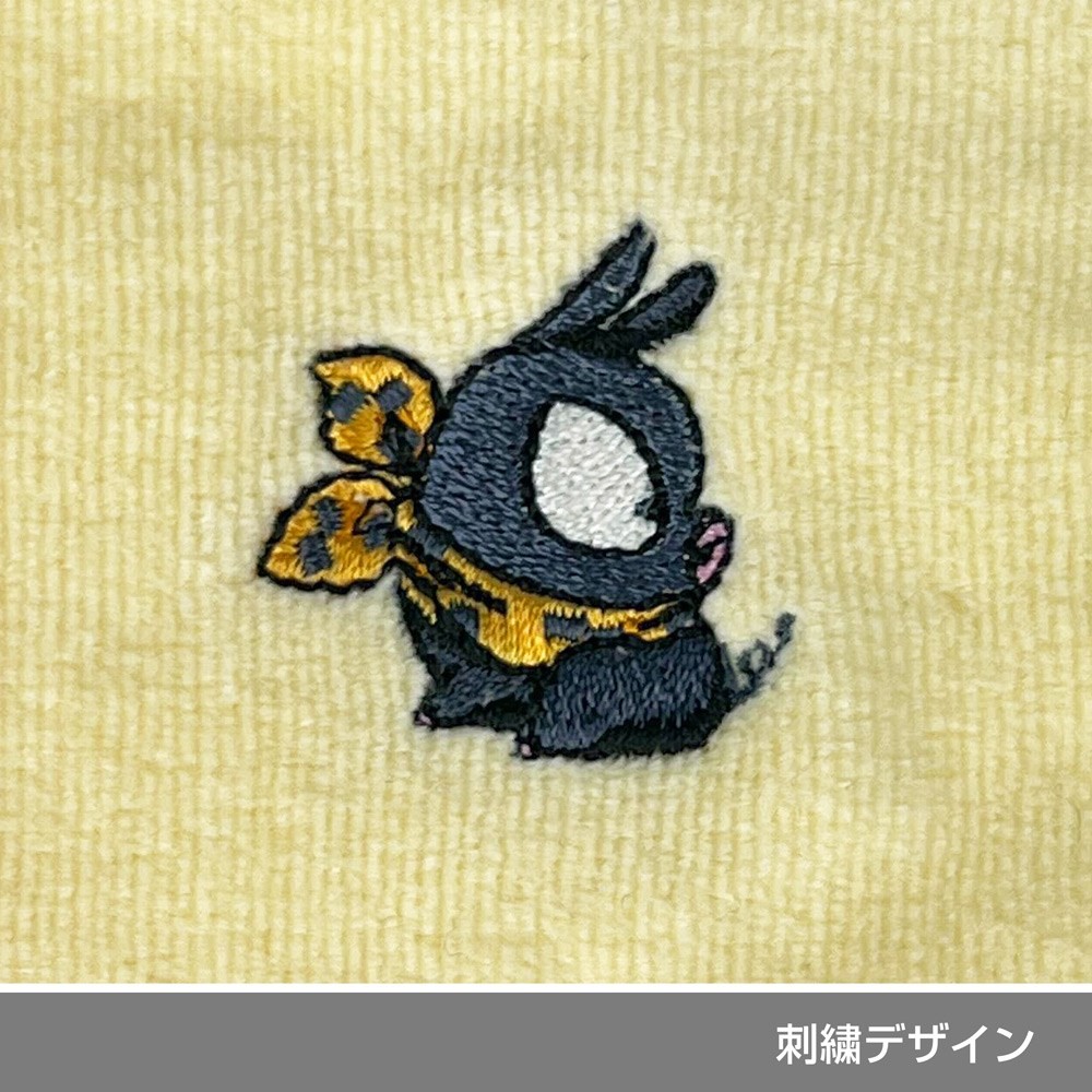 Pちゃん 刺繍ハンドタオル/LIGHT YELLOW 4