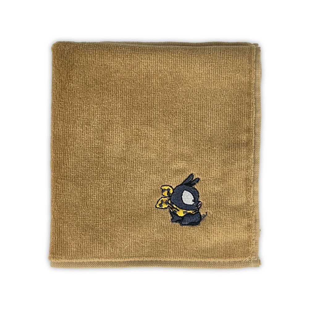 Pちゃん 刺繍ハンドタオル/LIGHT BROWN 2