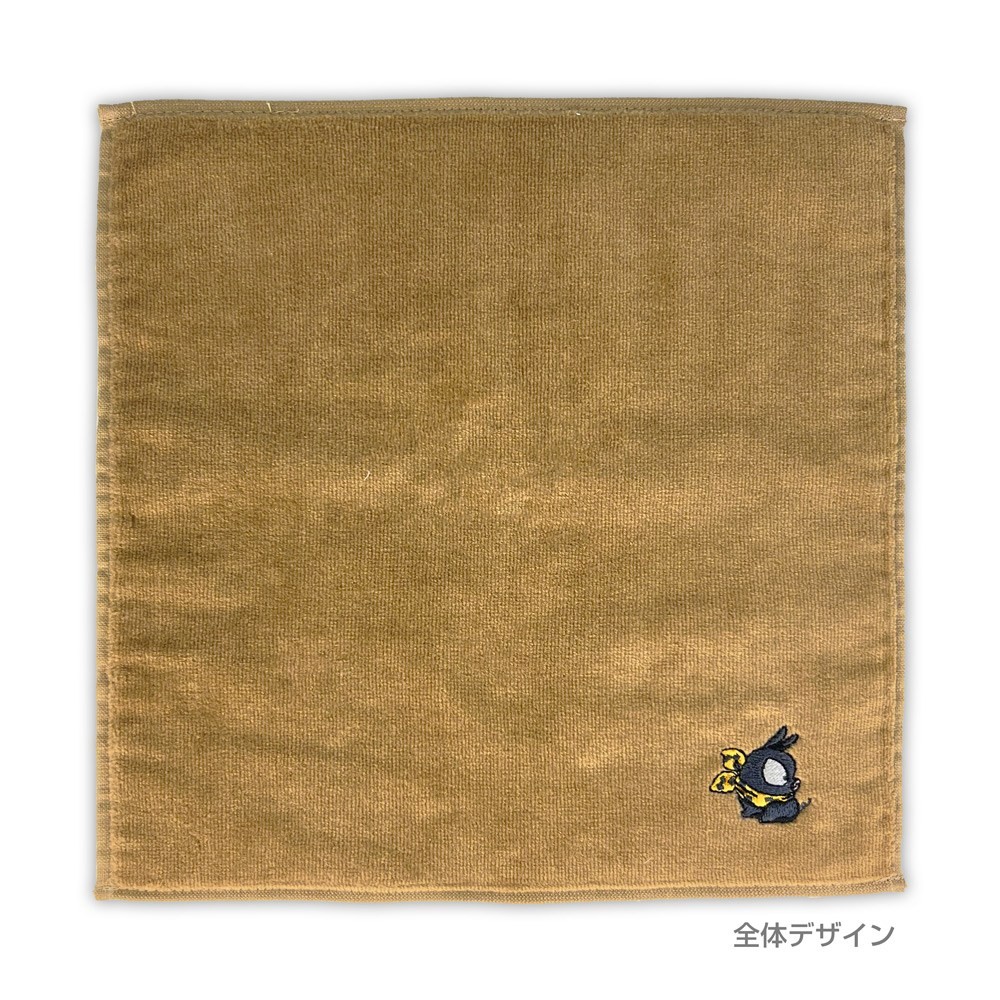 Pちゃん 刺繍ハンドタオル/LIGHT BROWN 3