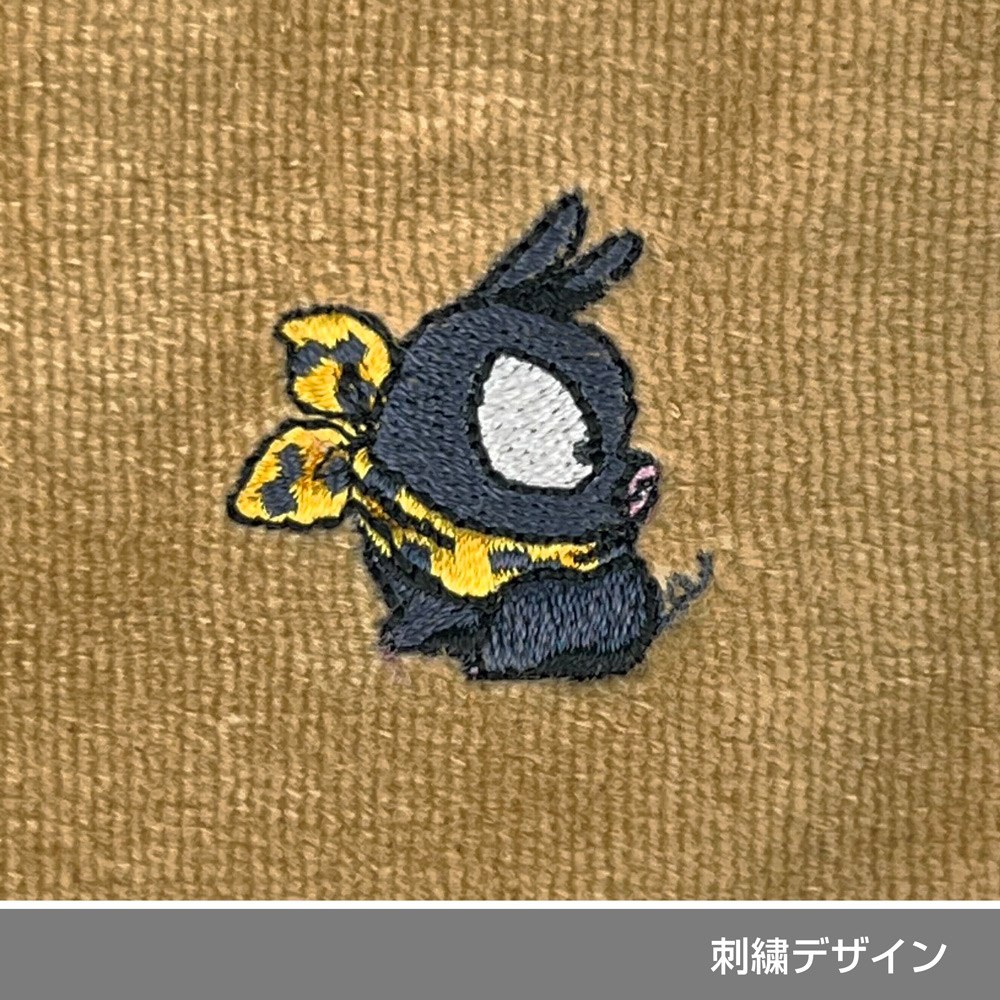 Pちゃん 刺繍ハンドタオル/LIGHT BROWN 4