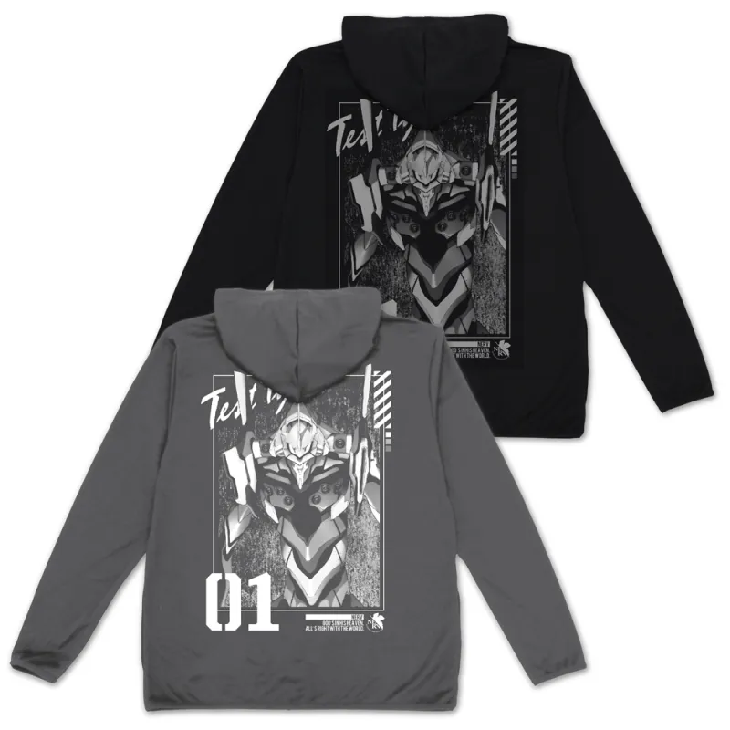 エヴァ初号機 薄手ドライパーカー/GRAY-L