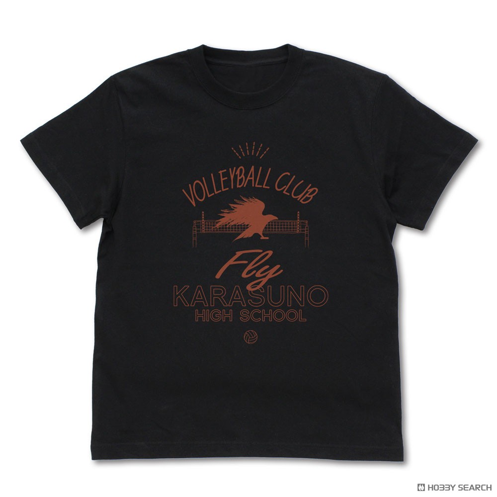 烏野高校排球部 アイコンマークカレッジ Tシャツ/BLACK-XL 2