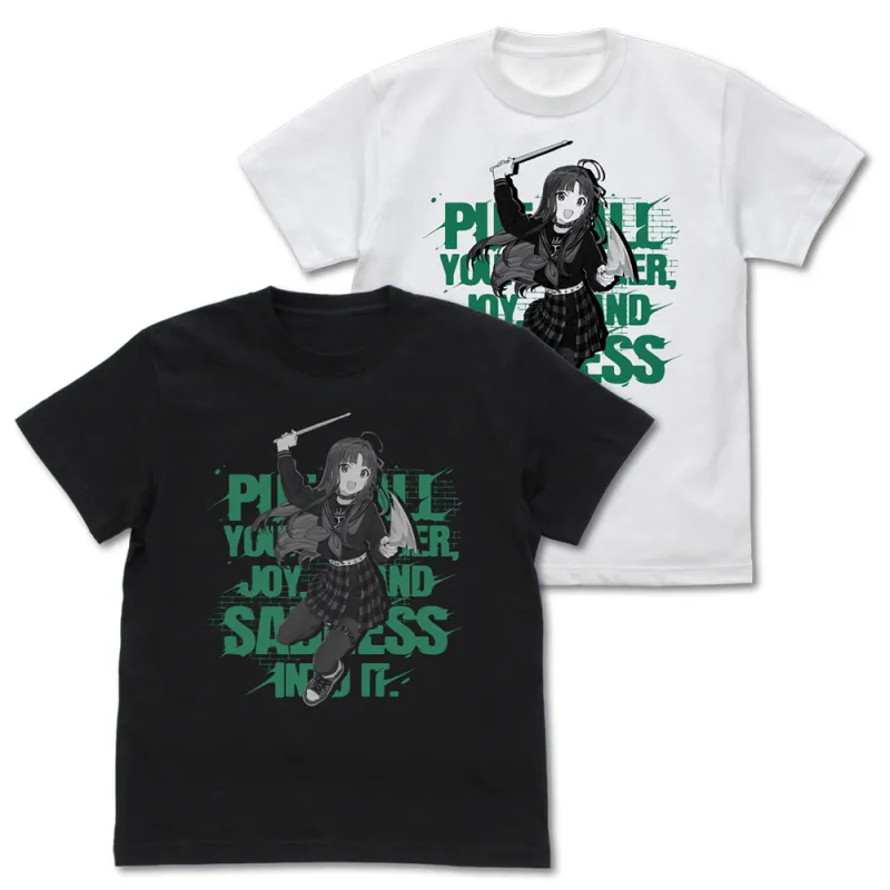 安和すばる「全部ぶちこめ。」 Tシャツ/BLACK-M