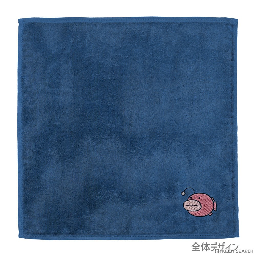 あんこうチーム 刺繍ハンドタオル/NAVY 3