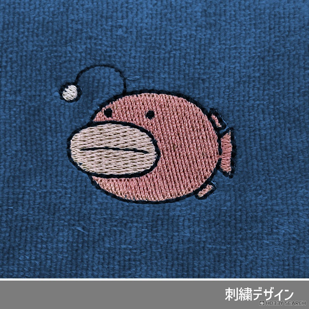 あんこうチーム 刺繍ハンドタオル/NAVY 4