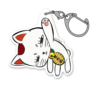 ターボババア(招き猫) アクリルつままれ