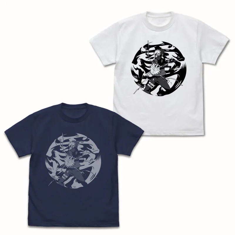 はたけカカシ 『雷切』 Tシャツ/INDIGO-S