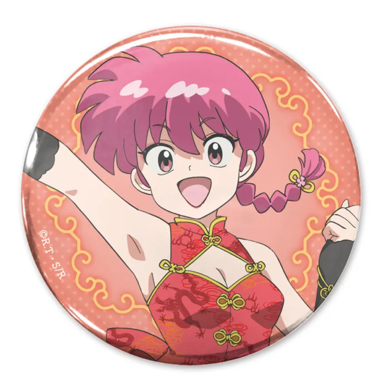 描き下ろし らんま 65mm缶バッジ チャイナ×アイドルVer.